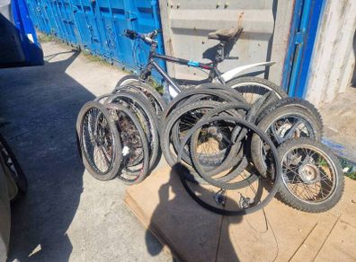 bicycle and parts
