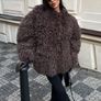 Zara fur jacket Image 3