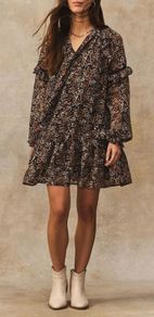 Next boho mini dress