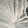 Grey bed throw , 128x178cm Image 2