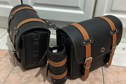 Motorcycle Throw-Over Saddlebags