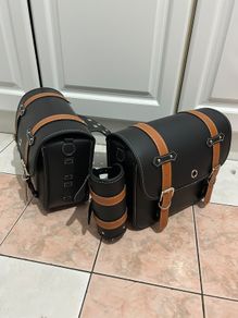 Motorcycle Throw-Over Saddlebags
