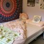 IKEA VEVELSTAD White standard double bed frame Image 5