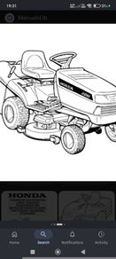 Ride on mower