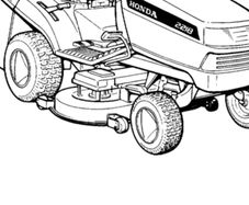 Ride on mower