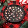 Pcs Christmas Charms for Jewelry Making Christmas Pendant Christmas Jewelry Metal Charms for Holiday Necklace Bracelet Earring Clothes DIY Ornaments Supplies Image 3