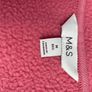 M&S Pink Fleece Jacket Size Medium Image 5