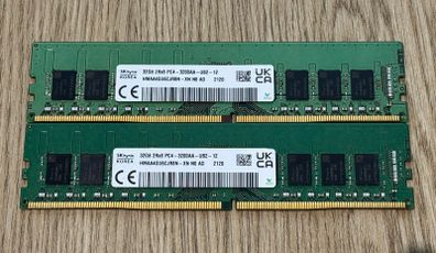 64gb (32gbx2) Ddr4 Ram SK HYNIX 3200mhz Cl22