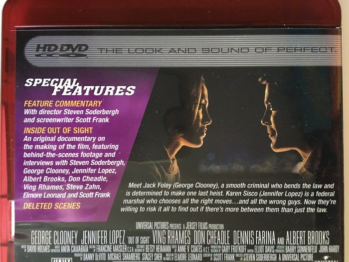 Out Of Sight [1998] George Clooney & Jennifer Lopez [ HD-DVD Movie ]