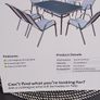 6 Seater Dining Set Image 2
