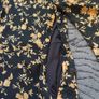 Black and Gold Floral Long Sleeve Dress. Size 10 Image 4