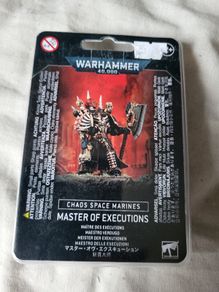 Games Workshop Warhammer 40k Chaos Space Marines  Master Of Executions NEW