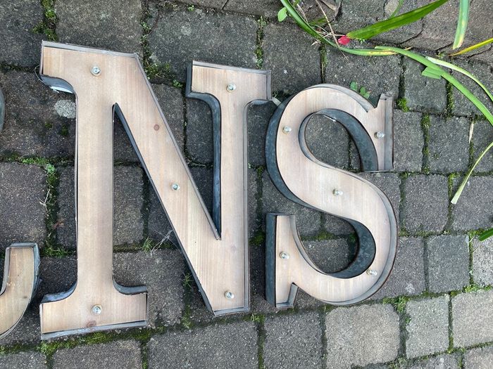 4 Illuminated Letters