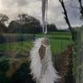 Memorial Angel Wing.  I will Hold You in My Heart Till I Hold You in Heaven. Hand made Free Postage Image 3