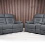Knox 3+2 Electric Dark Grey Tech Recliner Sofa Set Image 2