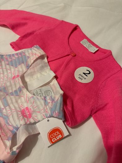 Baby girl dress set 6-9m
