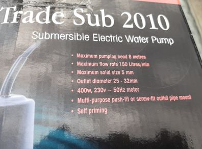 Trade Sub 2010 Submersible Pump