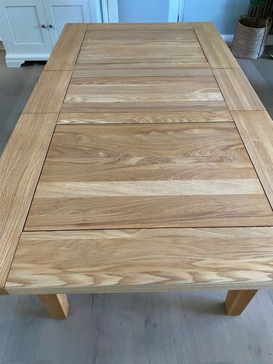 Solid Oak Extending Dining Table Fully Refinished