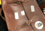 school bag leather Vintage