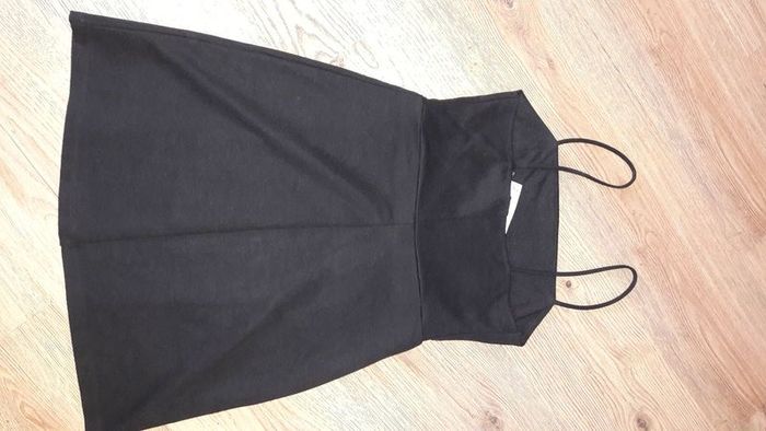 Bershka brand new black strappy dress size uk small