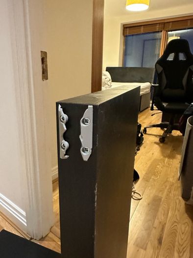 Large Malm desk with pull out slider