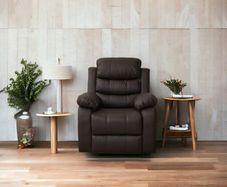 Black Friday Bargain Recliner Chair Brown and light brown