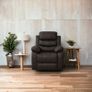 FINAL UNITS Bargain Recliner Chair Black & Brown Image 3