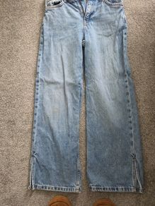 Wide Leg Girls Jeans