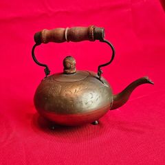 Vintage Brass Kettle, Tea or Coffee Pot , Ornament