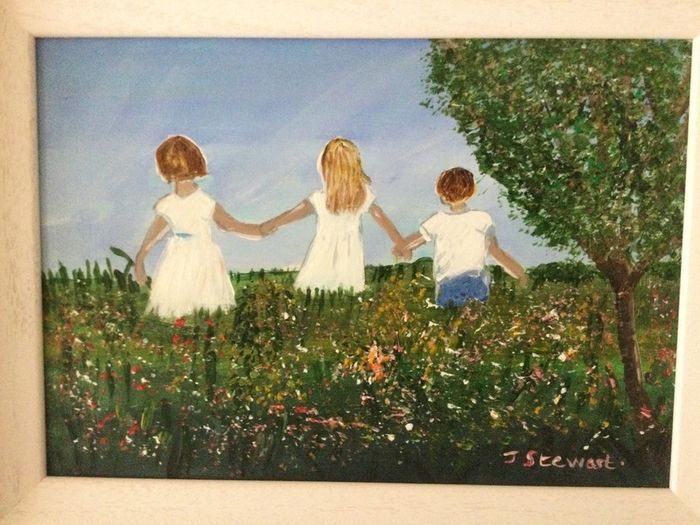 Art - Oil on Board ( J. Stewart)