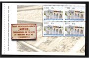 2005 Ireland Dublin Belfast Railways Commemorative Stamp Booklet Pane featuring 60c Q Class Steam Mint Never Hinged (MNH). Hibernian HP156.