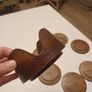mid century teak coasters Image 4