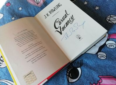 The Casual Vacancy by J K Rowling signed/autograph.