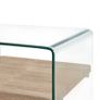 Coffee Table Clear 50x50x45 cm Tempered Glass Image 3