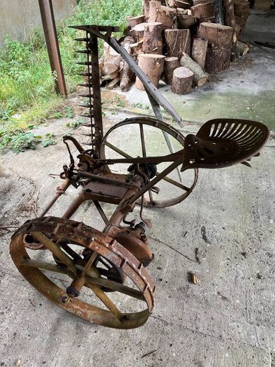 Vintage Pierce Horse-Drawn Finger Bar Mower