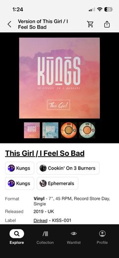 2019 Kungs This girl/ i feel so bad vinyl