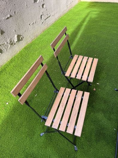 Ikea Tarno 100x54cm Outdoor Table And Two Chairs Set