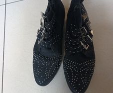 Primark Black Ankle Boots.   S.8