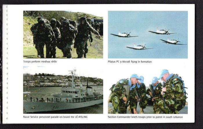 2013 Ireland Irish Defence Forces Commemorative Stamp Booklet Mint Never Hinged (MNH)
