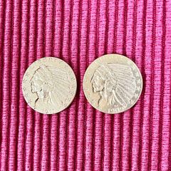 USA 5 Dollars Gold Coins 1909 & 1911
