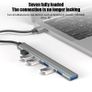 3.0 USB hub  to 7 port , 7 ports, usb to 7xUSB3.0, Gray Image 2