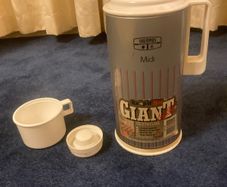 Vintage 70's/80's Giant Midi Thermos Flask