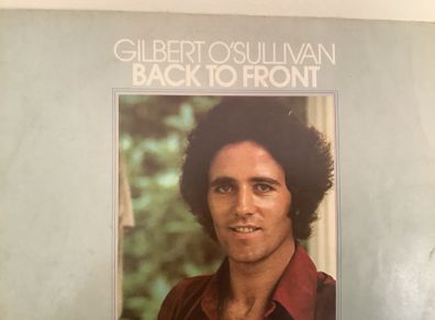 Gilbert O'Sullivan   Back To Front with Lyrics and Poster in Excellent Condition