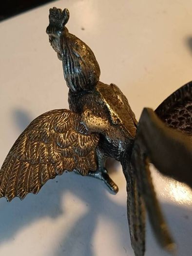 A Pair of Charles X Silver Plated Fighting Cockerels (C.1830)