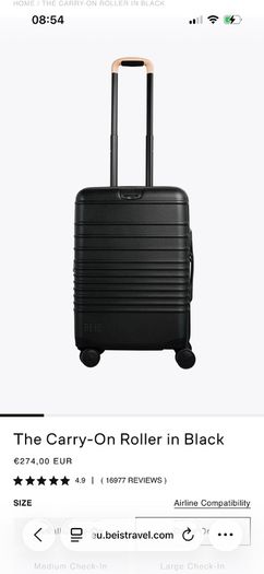 Beis Luggage Carry on