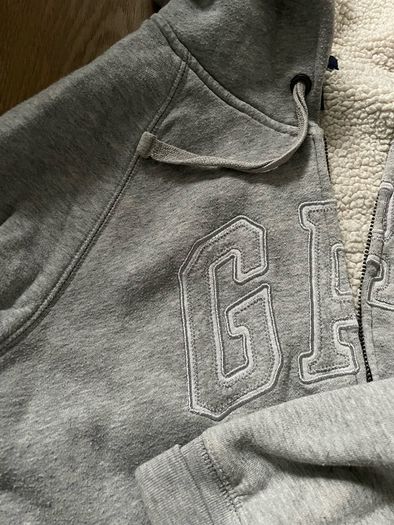 GAP hoodie full zip with fur lining Women ladies size M