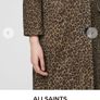 NEW - ALLSAINTS lamb leather leopard print coat UK 8 Image 10