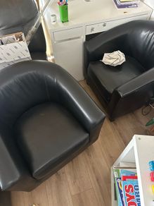 two armchairs