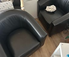 two armchairs