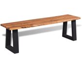 Bench Solid Acacia Wood 160 cm